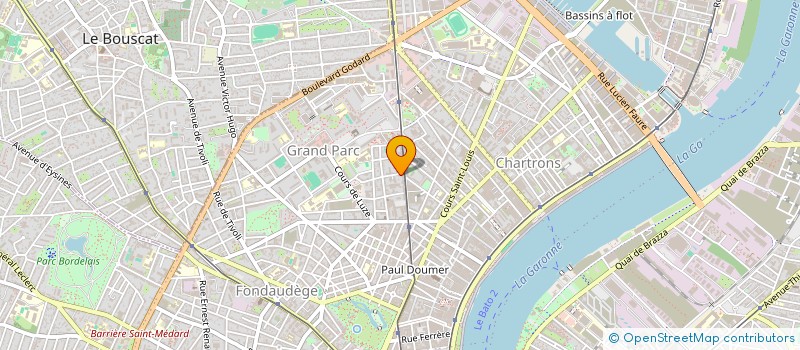 localisation de l'entreprise MONSIEUR JULIEN ROBIN  BORDEAUX