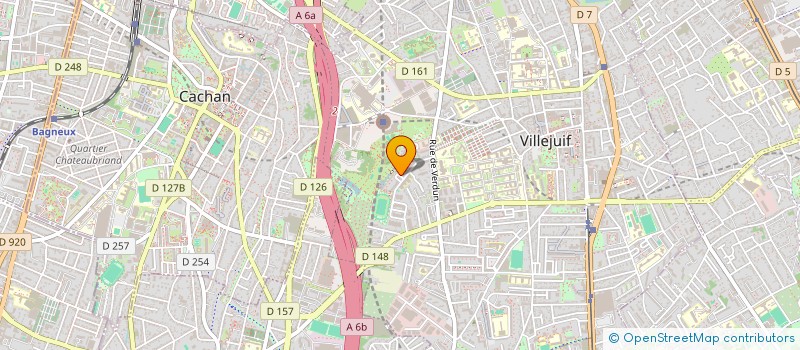 localisation de l'entreprise MONSIEUR JULIEN ROBINEAU  VILLEJUIF