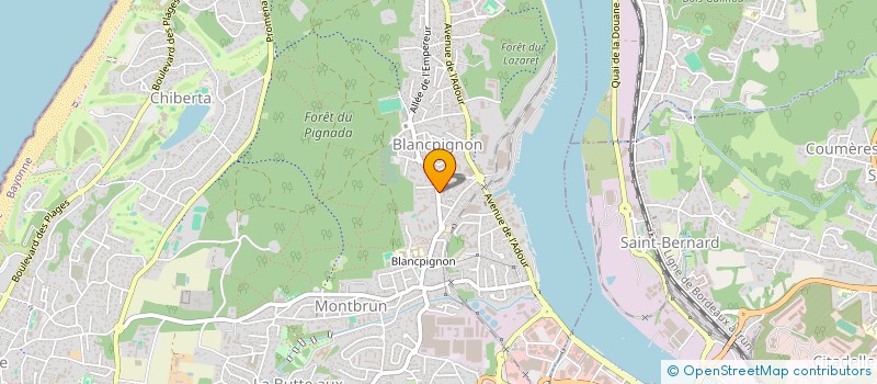 localisation de l'entreprise MONSIEUR JULIEN ROBLET  ANGLET