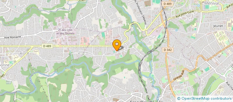 localisation de l'entreprise MONSIEUR JULIEN ROBYN  FRANCHEVILLE