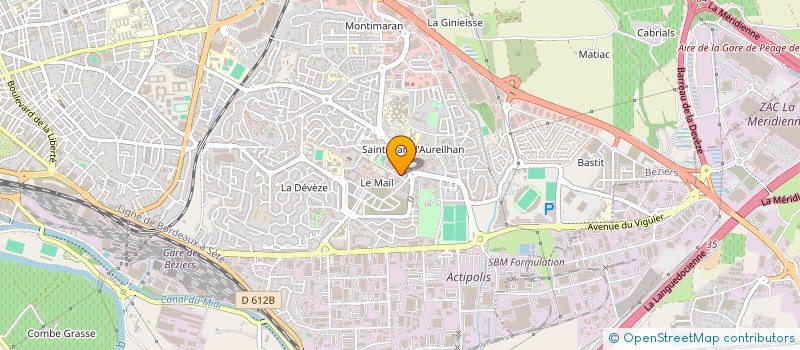 localisation de l'entreprise MONSIEUR JULIEN ROCA à BEZIERS