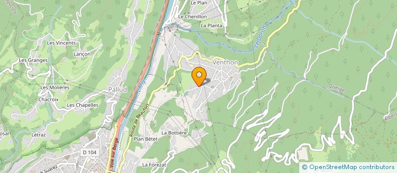 localisation de l'entreprise MONSIEUR JULIEN ROCHAIX  ALBERTVILLE