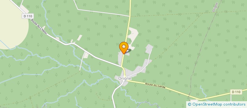 localisation de l'entreprise MONSIEUR JULIEN RODRIGO  ORIGNE