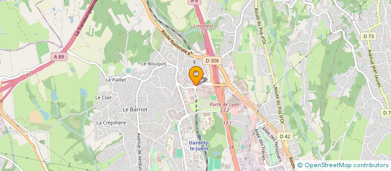 localisation de l'entreprise MONSIEUR JULIEN RODRIGUE  DARDILLY