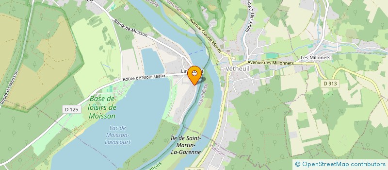 localisation de l'entreprise MONSIEUR JULIEN RODRIGUES  MOISSON