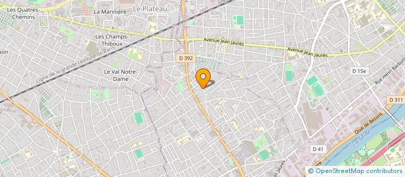 localisation de l'entreprise MONSIEUR JULIEN RODRIGUES VALENTE à BEZONS