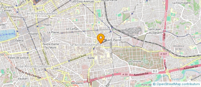 localisation de l'entreprise MONSIEUR JULIEN RODRIGUEZ à MARSEILLE