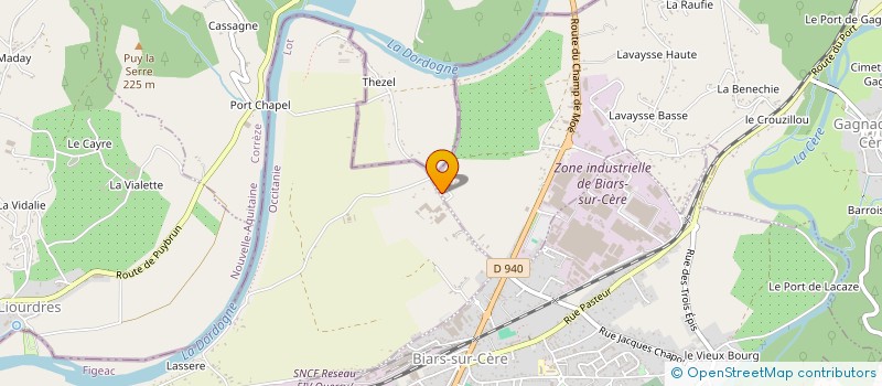 localisation de l'entreprise MONSIEUR JULIEN RODRIGUEZ  GAGNAC-SUR-CERE