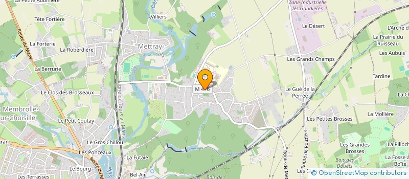 localisation de l'entreprise MONSIEUR JULIEN ROHEE  METTRAY