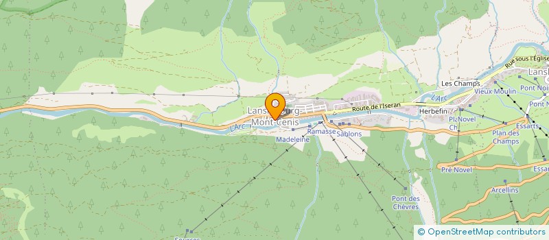 localisation de l'entreprise MONSIEUR JULIEN ROLLAND  MODANE