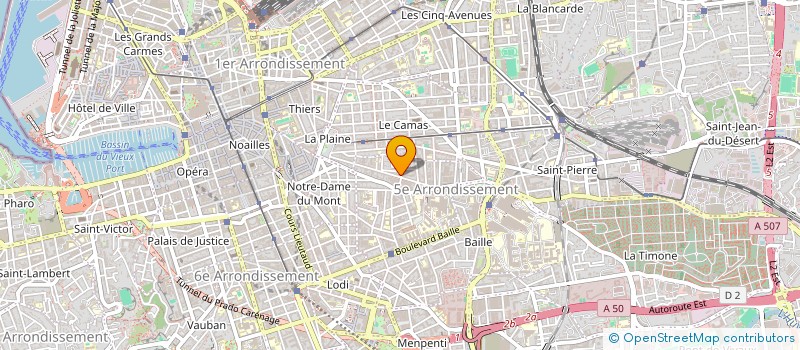 localisation de l'entreprise MONSIEUR JULIEN ROLLAND à MARSEILLE