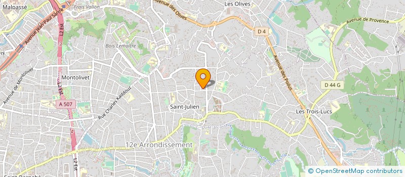 localisation de l'entreprise MONSIEUR JULIEN ROLLAND à MARSEILLE