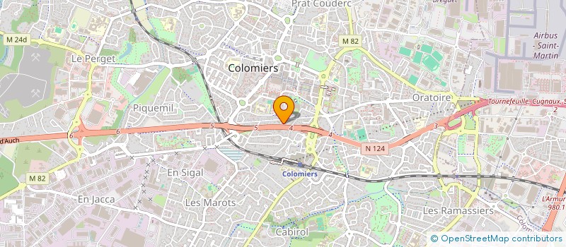 localisation de l'entreprise MONSIEUR JULIEN ROMAIN CARVAJAL à COLOMIERS