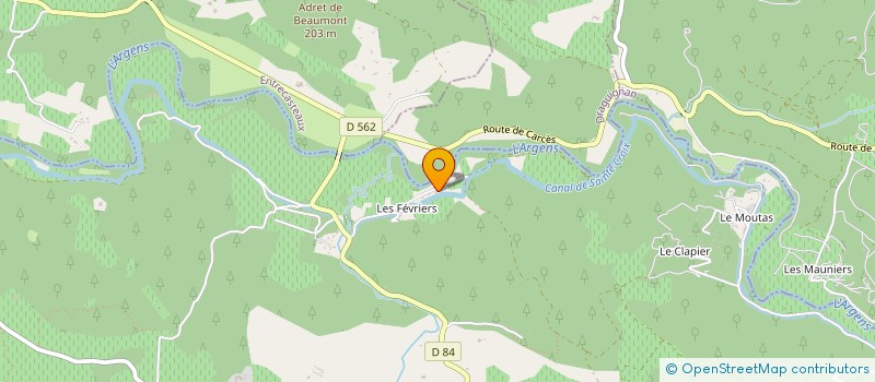 localisation de l'entreprise MONSIEUR JULIEN ROMAND  LE CANNET-DES-MAURES