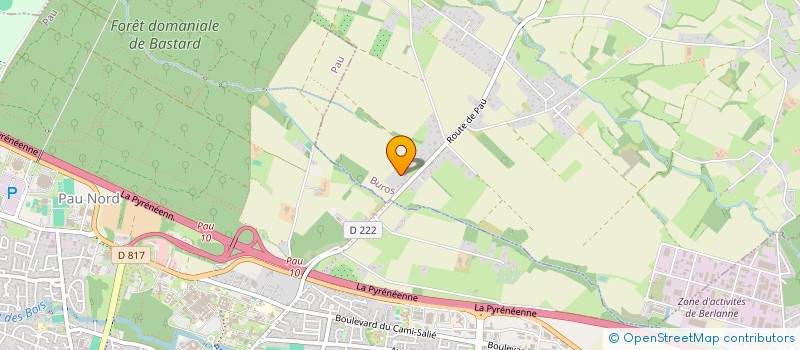 localisation de l'entreprise MONSIEUR JULIEN RONCHAUD  BUROS