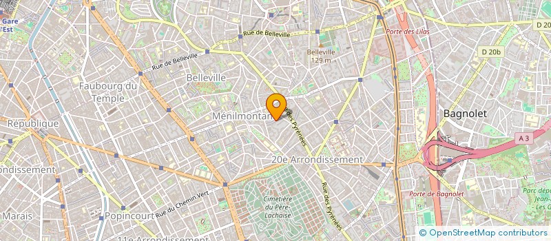 localisation de l'entreprise MONSIEUR JULIEN RONDET  PARIS