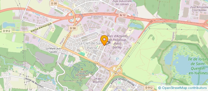 localisation de l'entreprise MONSIEUR JULIEN ROPITAULT  ELANCOURT