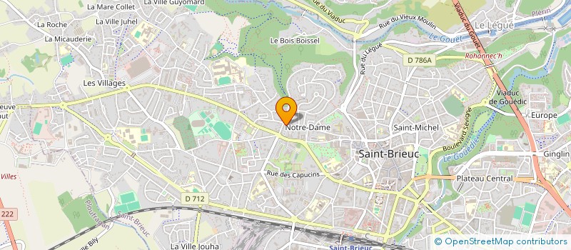 localisation de l'entreprise MONSIEUR JULIEN ROSE à SAINT-BRIEUC