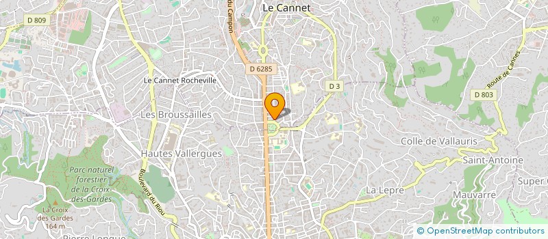 localisation de l'entreprise MONSIEUR JULIEN ROSSOTTI à LE CANNET