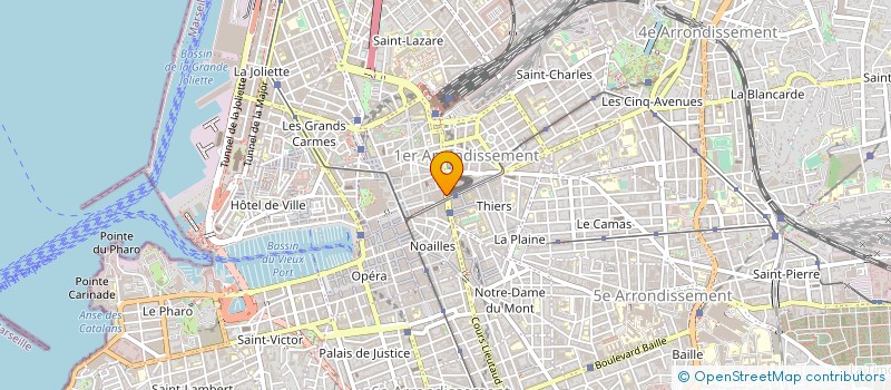 localisation de l'entreprise MONSIEUR JULIEN ROUBAUD à MARSEILLE