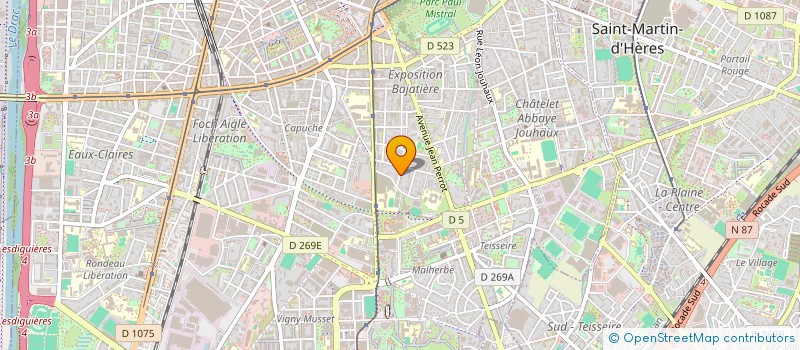 localisation de l'entreprise MONSIEUR JULIEN ROUBINEAU à GRENOBLE