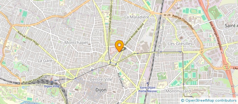 localisation de l'entreprise MONSIEUR JULIEN ROUCHE  DIJON