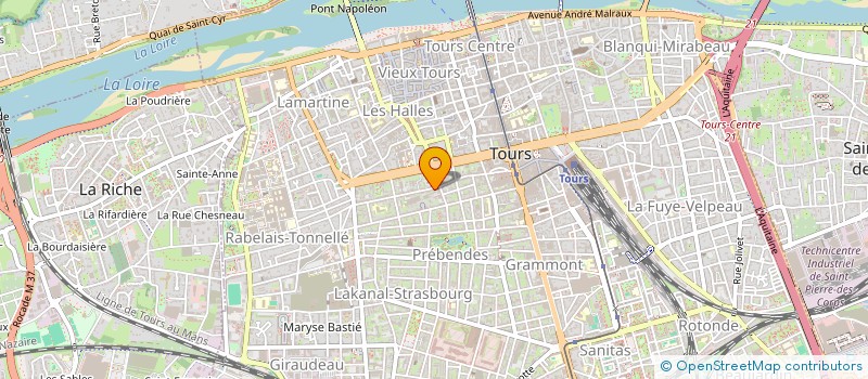 localisation de l'entreprise MONSIEUR JULIEN ROUGEAU  TOURS