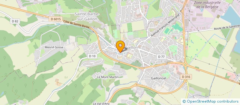 localisation de l'entreprise MONSIEUR JULIEN ROULAND  GAILLON