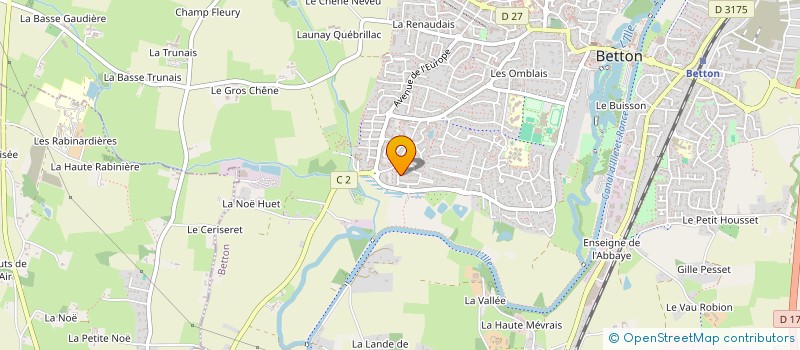 localisation de l'entreprise MONSIEUR JULIEN ROULLE  BETTON