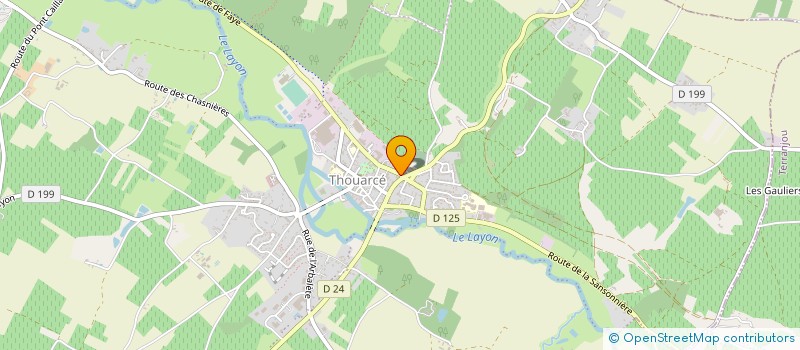 localisation de l'entreprise MONSIEUR JULIEN ROUSSEAU  BELLEVIGNE-EN-LAYON