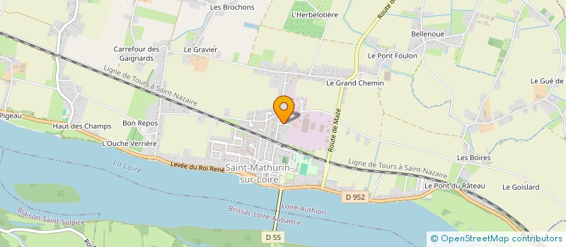 localisation de l'entreprise MONSIEUR JULIEN ROUSSEAU  LES BOIS D'ANJOU