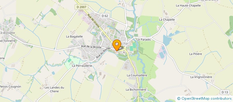 localisation de l'entreprise MONSIEUR JULIEN ROUSSEAU  CHAUCHE