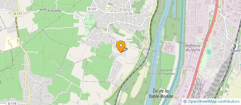 localisation de l'entreprise MONSIEUR JULIEN ROUSSEAU  IRIGNY