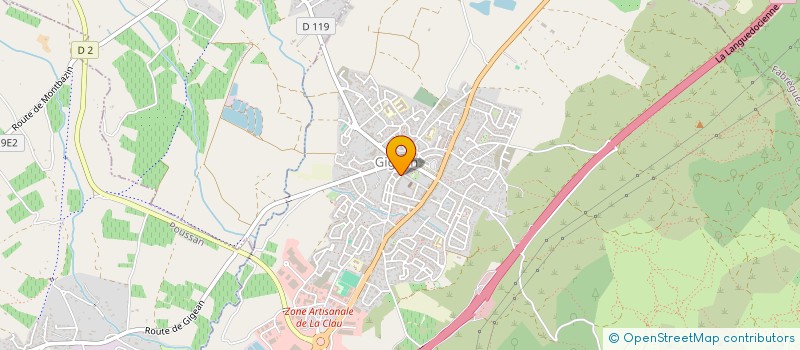 localisation de l'entreprise MONSIEUR JULIEN ROUSSEAU  GIGEAN