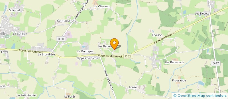 localisation de l'entreprise MONSIEUR JULIEN ROUSSEAU à BAGE-DOMMARTIN