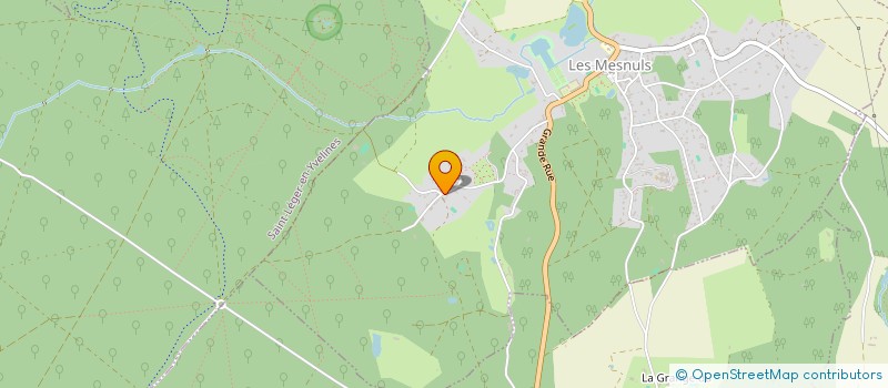 localisation de l'entreprise MONSIEUR JULIEN ROUSSELET  LES MESNULS