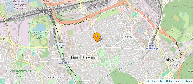 localisation de l'entreprise MONSIEUR JULIEN ROUSSET  LIMEIL-BREVANNES