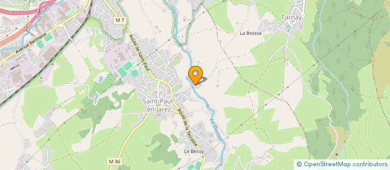 localisation de l'entreprise MONSIEUR JULIEN ROUSSET  SAINT-PAUL-EN-JAREZ