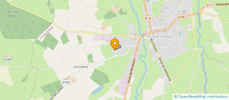 localisation de l'entreprise MONSIEUR JULIEN ROUSSILLE à COSNE-D ALLIER
