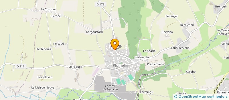 localisation de l'entreprise MONSIEUR JULIEN ROUVRAY  PLUMELIN