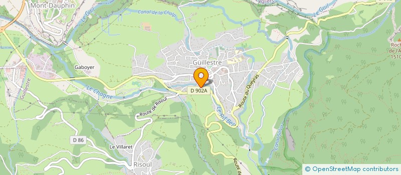 localisation de l'entreprise MONSIEUR JULIEN ROUX  GUILLESTRE