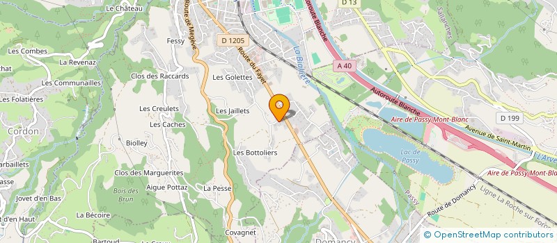 localisation de l'entreprise MONSIEUR JULIEN ROUX  SALLANCHES