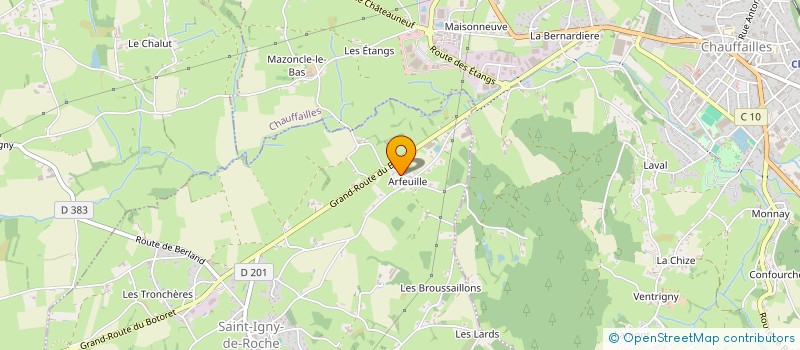 localisation de l'entreprise MONSIEUR JULIEN ROUX  SAINT-IGNY-DE-ROCHE