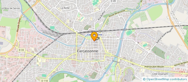 localisation de l'entreprise MONSIEUR JULIEN ROUX à CARCASSONNE