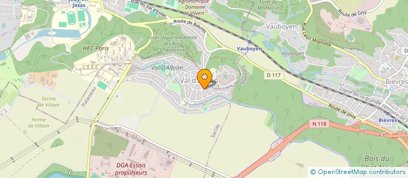 localisation de l'entreprise MONSIEUR JULIEN ROUYER  SACLAY