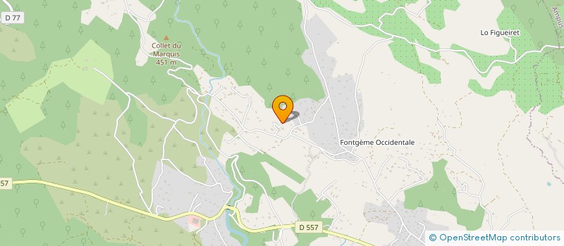 localisation de l'entreprise MONSIEUR JULIEN ROYAU  FLAYOSC