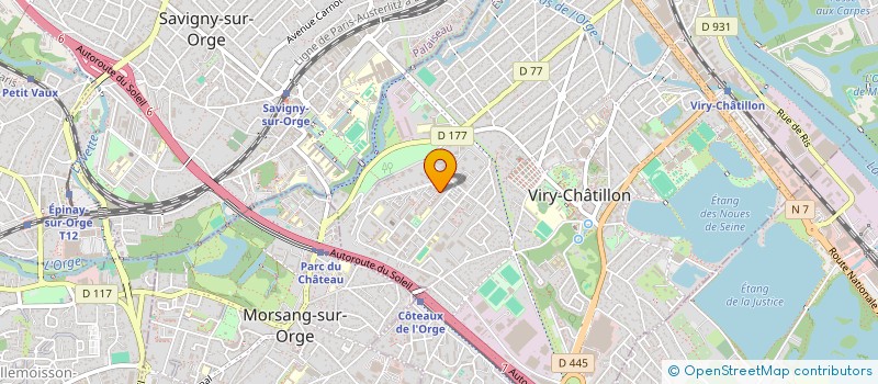 localisation de l'entreprise MONSIEUR JULIEN ROYER à VIRY-CHATILLON