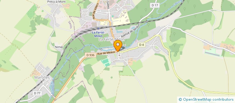 localisation de l'entreprise MONSIEUR JULIEN ROYER à LA FERTE-MILON