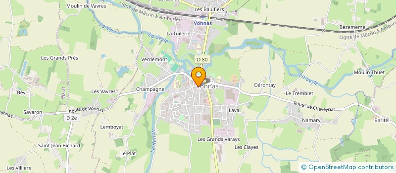 localisation de l'entreprise MONSIEUR JULIEN ROZIER à VONNAS