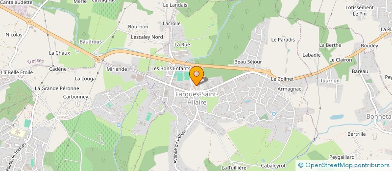 localisation de l'entreprise MONSIEUR JULIEN RUBIO  FARGUES-SAINT-HILAIRE